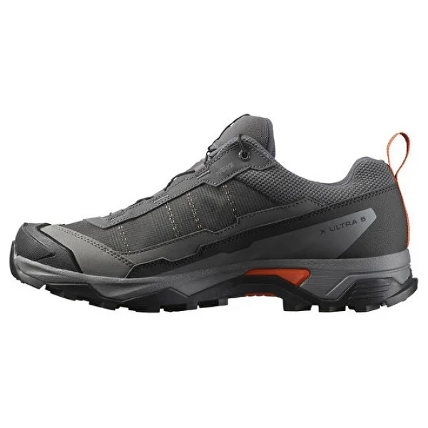 Salomon X Ultra 5 Gore-Tex L47797800 Gri-Turuncu Erkek Outdoor Ayakkabı - Görsel 3