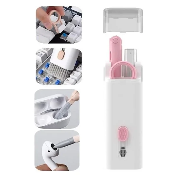 Çok Fonksiyonlu 7 Parça AirPods Klavye Ekran Kulaklık Temizleme Kiti - Görsel 5