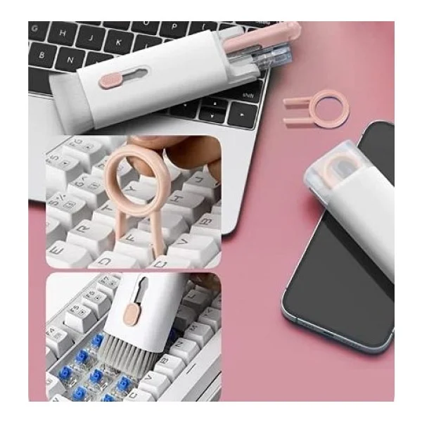 Çok Fonksiyonlu 7 Parça AirPods Klavye Ekran Kulaklık Temizleme Kiti - Görsel 3