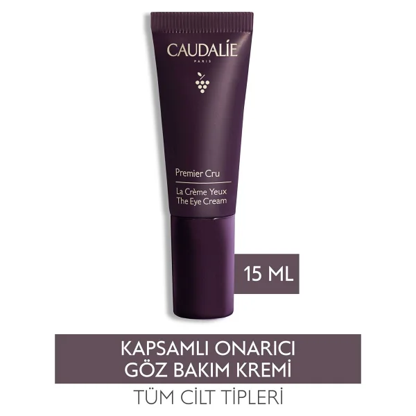 Caudalie Premier Cru Yaşlanma Karşıtı Ve Nemlendirici Göz Bakım Kremi 15 Ml - Tüm Cilt Tipleri İçin - Görsel 2