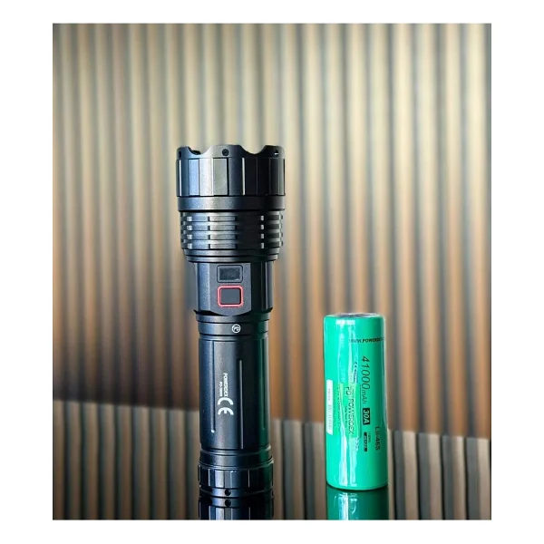 Powerdex Pd-16000 9000 Lümen LED Şarjlı El Feneri - Görsel 2