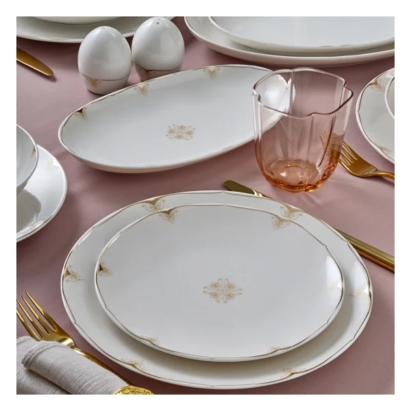 Güral Porselen Camelia 6710 54 Parça 12 Kişilik Yemek Takımı - Görsel 3