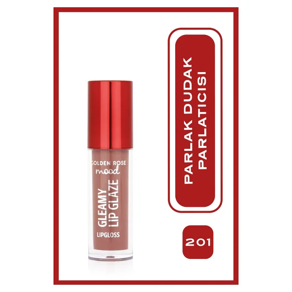 Golden Rose Mood Gleamy Lip Glaze 202 Peachy Nude Dudak Parlatıcısı - Görsel 8