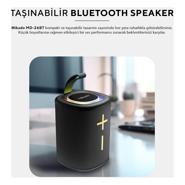Mikado Md-26bt 6 W Bluetooth Hoparlör - Görsel 3