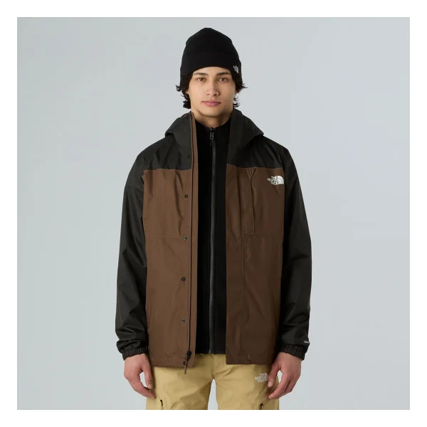 The North Face Quest Triclimate Nf0a3yfh1oı1 Su Geçirmez Kapüşonlu Kahverengi Erkek Mont - Görsel 4