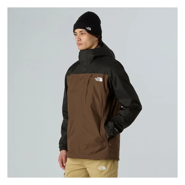 The North Face Quest Triclimate Nf0a3yfh1oı1 Su Geçirmez Kapüşonlu Kahverengi Erkek Mont - Görsel 6