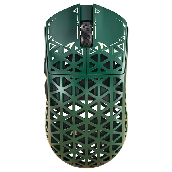 Attack Shark R5 Ultra Carbon Fiber Yeşil Şarjlı Ergonomik Makrolu Optik Kablolu/Kablosuz Oyuncu Mouse - Görsel 2