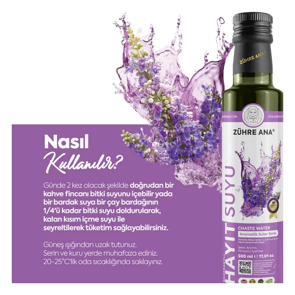 Zühre Ana Hayıt Suyu Ekstraktlı 500 Ml - Görsel 3