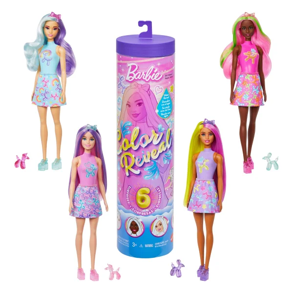 Barbie Color Reveal Balondan Hayvan Figürleri Serisi Jfv58 - Görsel 4