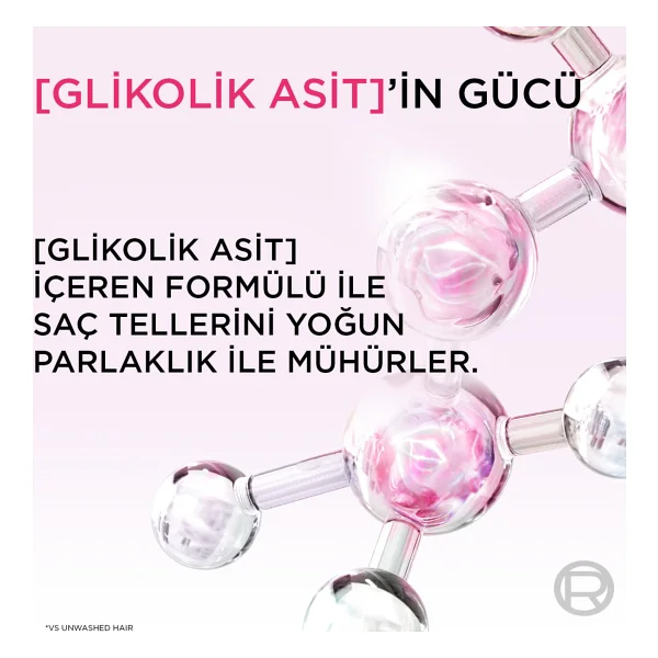 L'oreal Paris Elseve Glycolic Gloss Parlaklık Veren 250 Ml Saç Kremi - Görsel 4