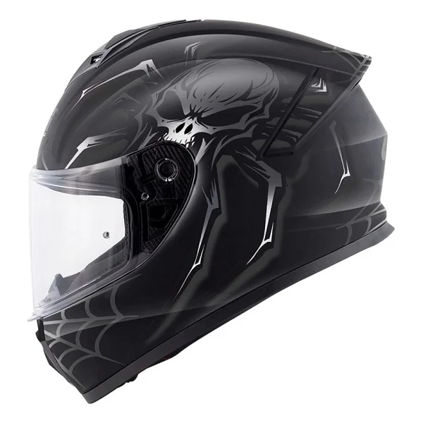 Givi 50.X Arachno Mat Siyah Gri Full Face Motor Kaskı - Görsel 7