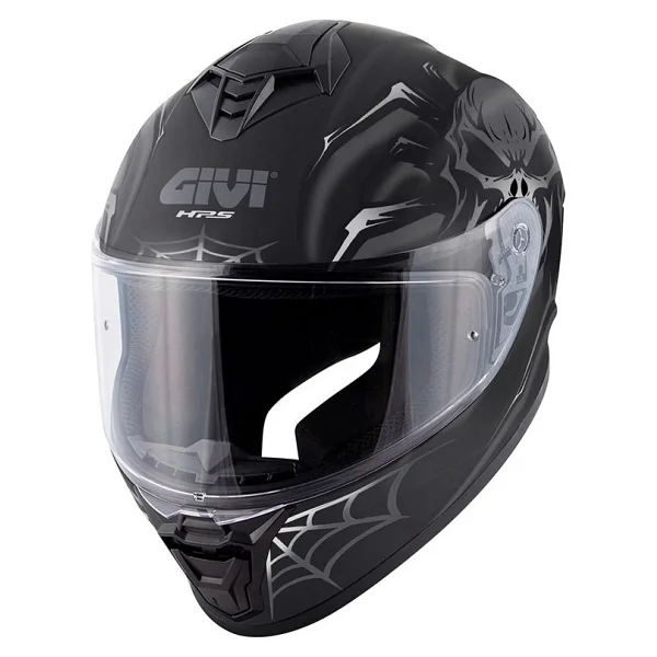 Givi 50.X Arachno Mat Siyah Gri Full Face Motor Kaskı - Görsel 4
