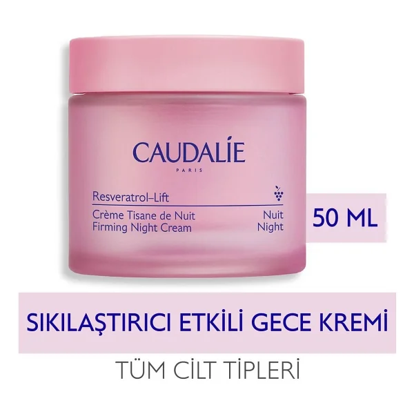 Caudalie Kolajen Destekli Sıkılaştırıcı Gece Kremi 50 ml - Yaşlanma Karşıtı Bakım, Tüm Cilt Tiplerine Uygun - Görsel 2
