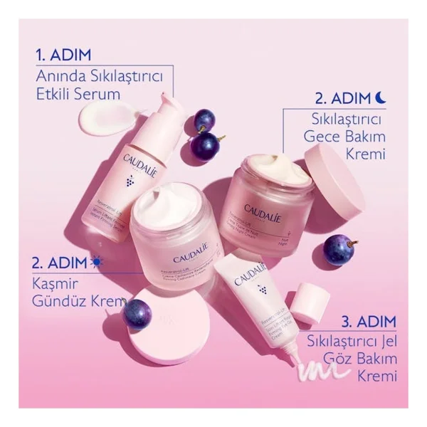 Caudalie Kolajen Destekli Sıkılaştırıcı Gece Kremi 50 ml - Yaşlanma Karşıtı Bakım, Tüm Cilt Tiplerine Uygun - Görsel 3