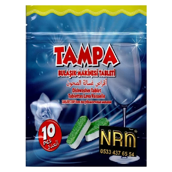 Tampa Nrm Tampa Bulaşık Makinesi Tablet. 1 Paket. (10 Yıkama) - Görsel 3