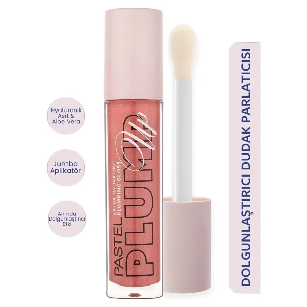 Pastel Plump Up Extra Hydrating Dolgunlaştırıcı 208 Shimmer Nude Dudak Parlatıcısı - Görsel 7