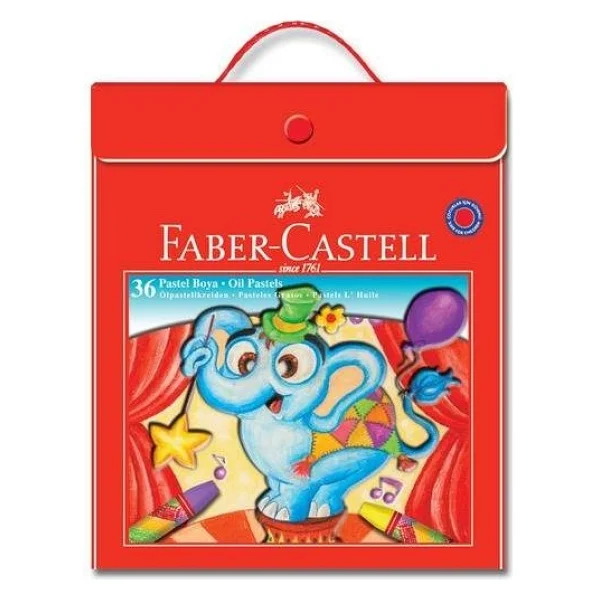 Faber-Castell Plastik Çantalı 36'lı Pastel Boya - Görsel 2