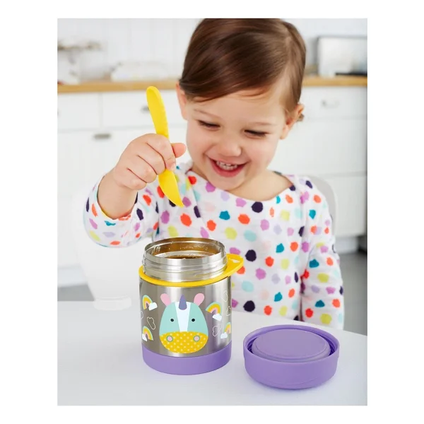 Skip Hop Zoo Unicorn Paslanmaz Çelik Termos 325 Ml - Görsel 5