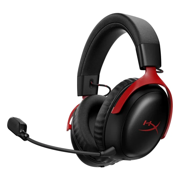 Hyperx Cloud Iıı S A59z0aa Siyah-Kırmızı Kablosuz Kulak Üstü Oyuncu Kulaklığı - Görsel 8