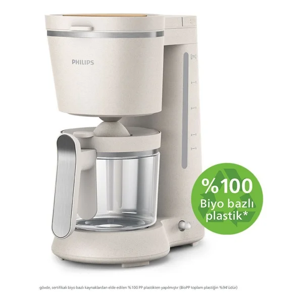 Philips Eco Conscious Edition Filtre Kahve Makinesi 1,2 L, 15 Fincan Kapasiteli, Otomatik Kapanma Ve Cam Sürahi - Görsel 9