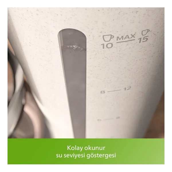 Philips Eco Conscious Edition Filtre Kahve Makinesi 1,2 L, 15 Fincan Kapasiteli, Otomatik Kapanma Ve Cam Sürahi - Görsel 5