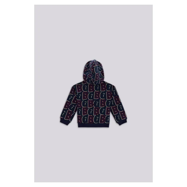GB Baby Bg Store Erkek Bebek Desenli Eşofman Üstü - 12 Ay - Görsel 3