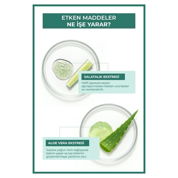 Enzym Cosmetics Aloe Vera Ve Salatalık 200 Ml Saç Toniği - Görsel 3
