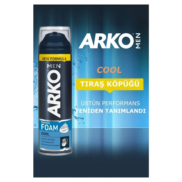 Arko Men Cool 200 Ml 2 Adet Tıraş Köpüğü - Görsel 6