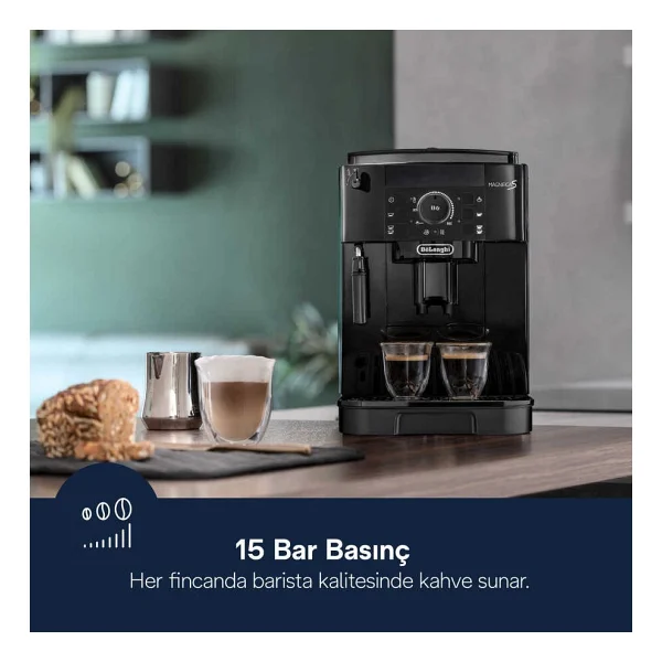 Delonghi Magnifica Start Ecam12.121.B Tam Otomatik Espresso Makinesi - Görsel 10
