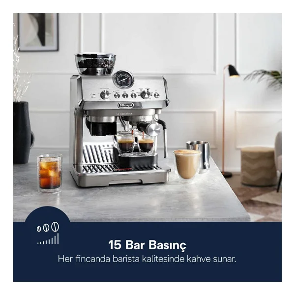 Delonghi La Specialista Opera Ec9255.M Metal Yarı Otomatik Espresso Makinesi - Görsel 2