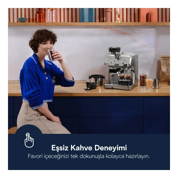 Delonghi La Specialista Opera Ec9255.M Metal Yarı Otomatik Espresso Makinesi - Görsel 3