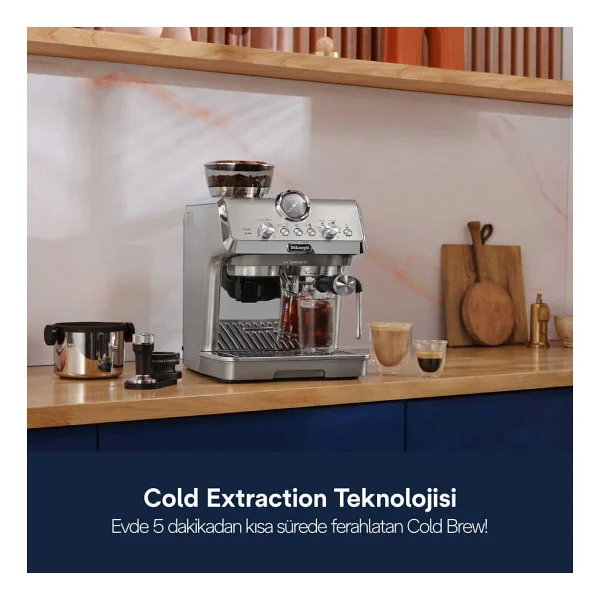 Delonghi La Specialista Opera Ec9255.M Metal Yarı Otomatik Espresso Makinesi - Görsel 4