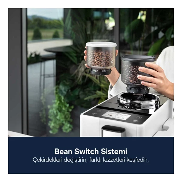 Delonghi Rivelia Exam440.55.W Beyaz Tam Otomatik Espresso Makinesi - Görsel 4