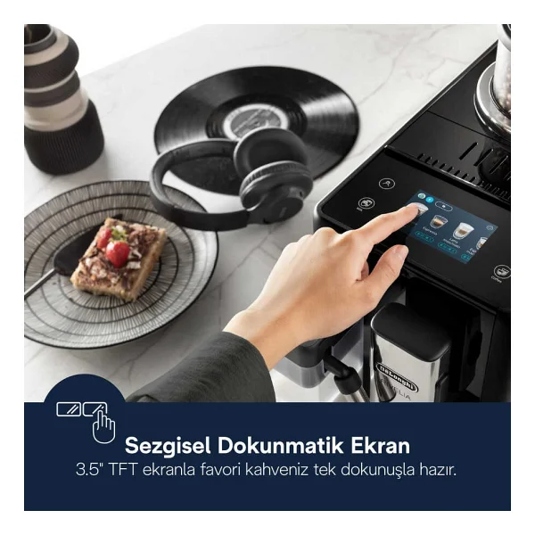Delonghi Rivelia Exam440.55.B Black Tam Otomatik Espresso Makinesi - Görsel 4