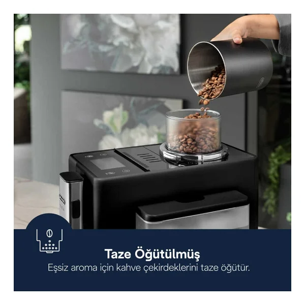 Delonghi Rivelia Exam440.55.B Black Tam Otomatik Espresso Makinesi - Görsel 5