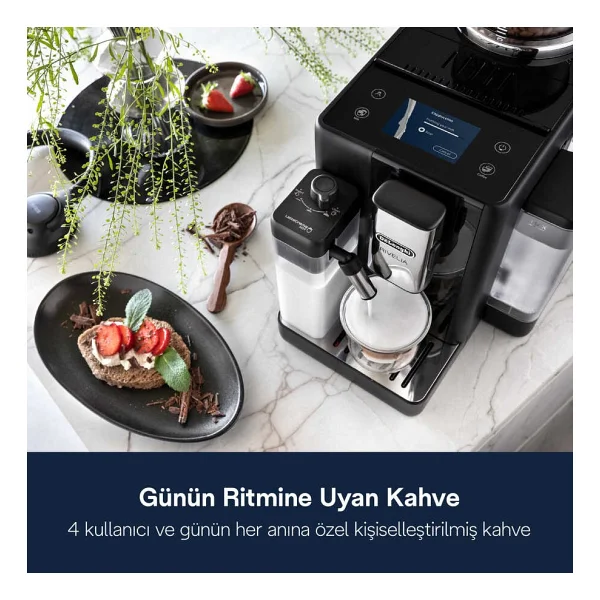 Delonghi Rivelia Exam440.55.B Black Tam Otomatik Espresso Makinesi - Görsel 6