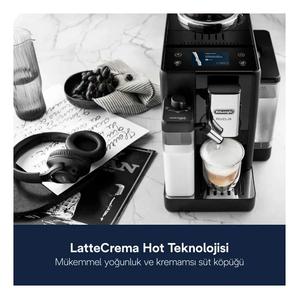 Delonghi Rivelia Exam440.55.B Black Tam Otomatik Espresso Makinesi - Görsel 7