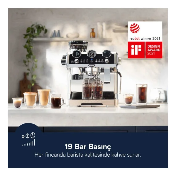 Delonghi La Specialista Maestro Cold Brew Ec9865.M Yarı Otomatik Espresso Makinesi - Görsel 10