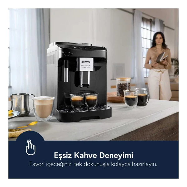 Delonghi Magnifica Evo Ecam290.21.B Tam Otomatik Espresso Makinesi - Görsel 6