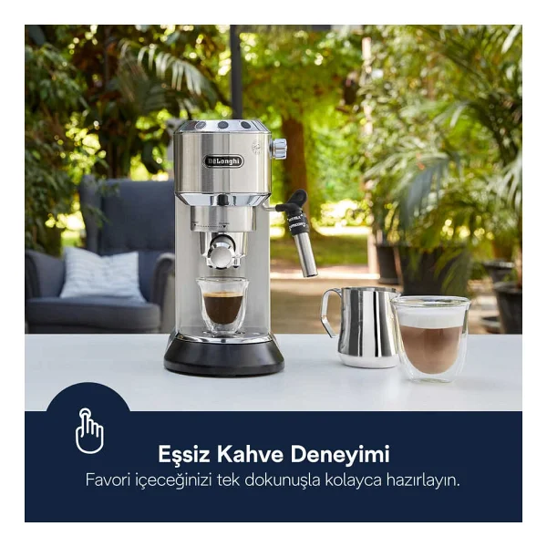Delonghi Dedica Ec685.M Gri Espresso Makinesi - Görsel 10