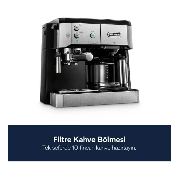 Delonghi Bco 421.S Combi Filtre Ve Espresso Makinesi - Görsel 2