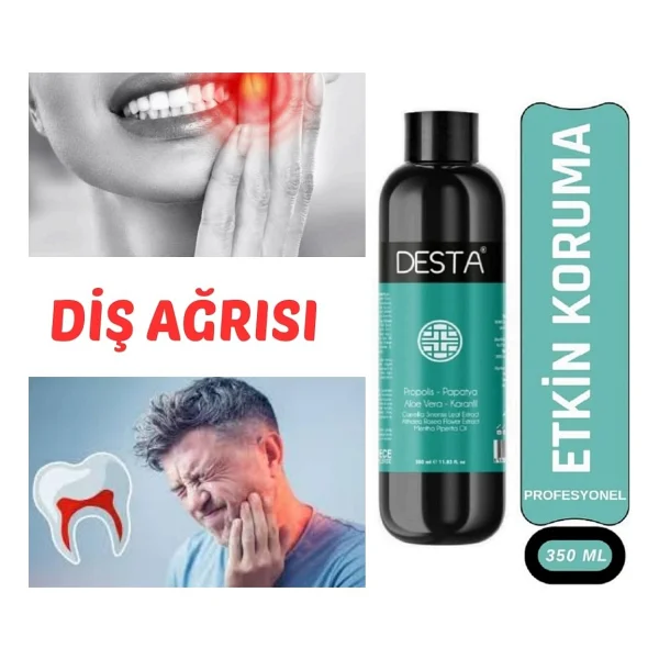 Desta 350 Ml Ağız Ve Diş Bakım Solüsyonu - Görsel 4
