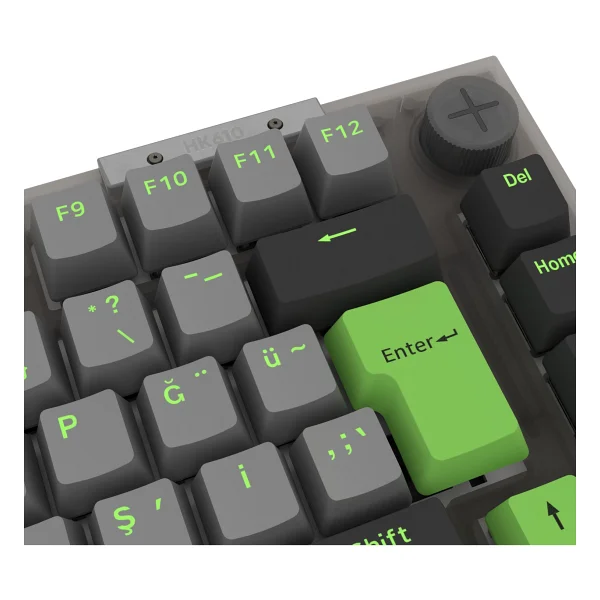 Hawk Gaming Hk610 RGB Tkl Gateron Switch Kablolu/Kablosuz Oyuncu Klavyesi - Görsel 7