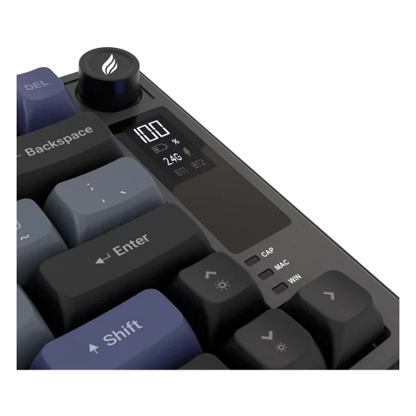 Hawk Gaming Hk255 Siyah-Gri RGB %75 Tkl Membrane Switch Kablolu/Kablosuz Oyuncu Klavyesi - Görsel 8
