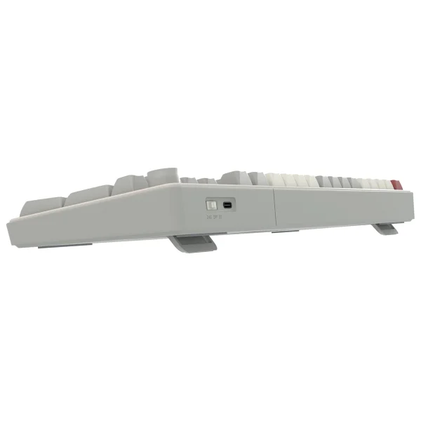 Hawk Gaming Hk258 Kırmızı-Haki RGB Membrane Switch Kablolu/Kablosuz Oyuncu Klavyesi - Görsel 6