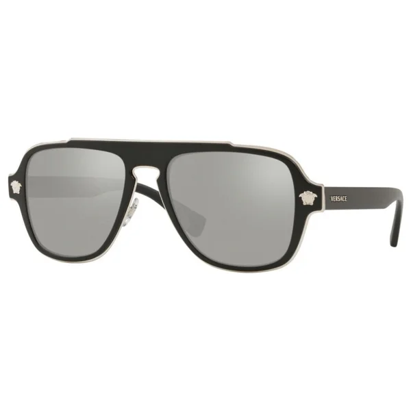 Versace Medusa Retro Charm Ve2199 10006g Black-Light Grey Erkek Güneş Gözlüğü - Görsel 7