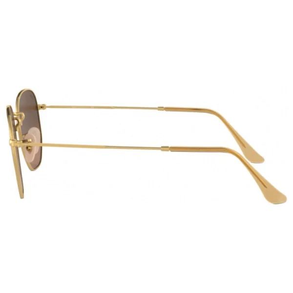 Ray-Ban Hexagonal 3548n 9124/43 Arista Gold-Brown Güneş Gözlüğü - Görsel 4