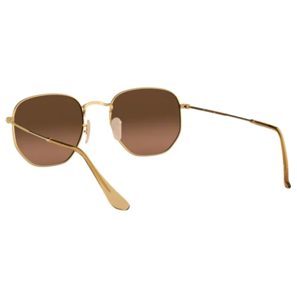 Ray-Ban Hexagonal 3548n 9124/43 Arista Gold-Brown Güneş Gözlüğü - Görsel 5