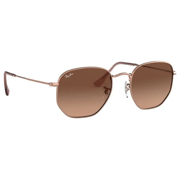 Ray-Ban Hexagonal 3548n 9069a5 Copper-Brown Güneş Gözlüğü - Görsel 7