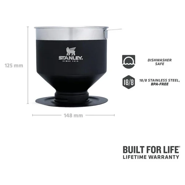 Stanley The Perfect Brew Pour Over Siyah Kahve Demleme Aparatı - Görsel 8